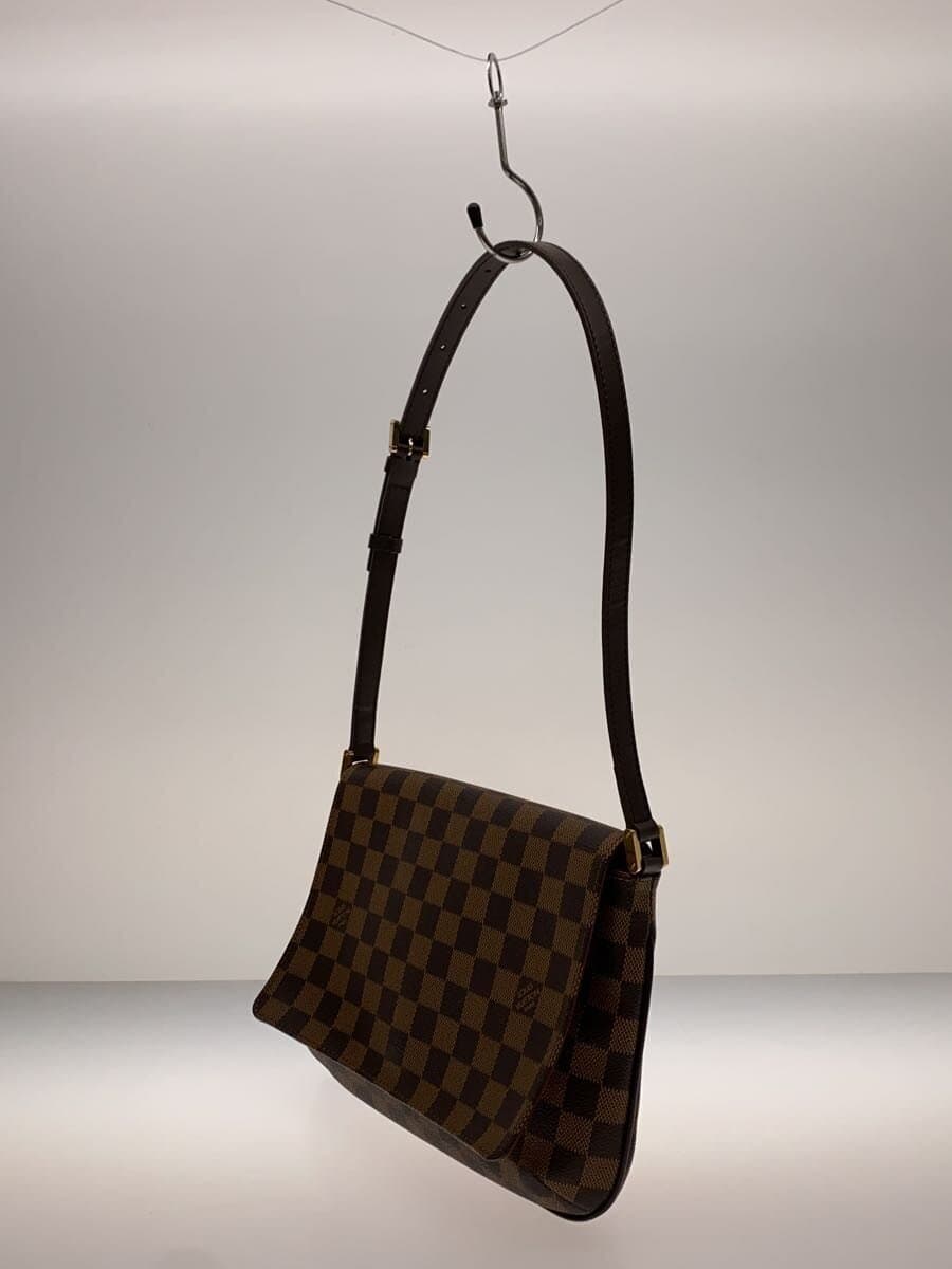 LOUIS VUITTON Musette Tango_Damier Ebene_Long Shoulder PVC BRW 2