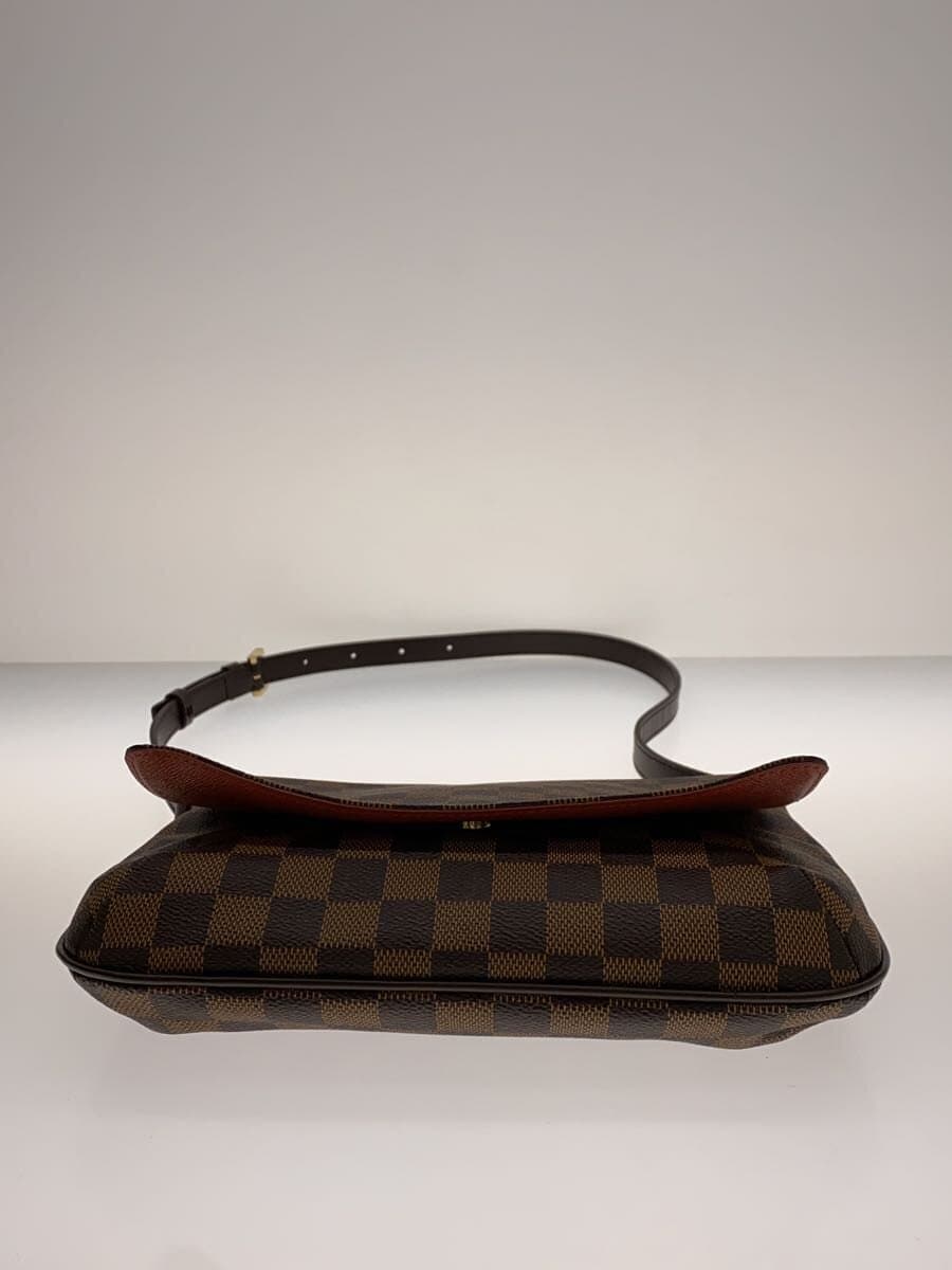 LOUIS VUITTON Musette Tango_Damier Ebene_Long Shoulder PVC BRW 4