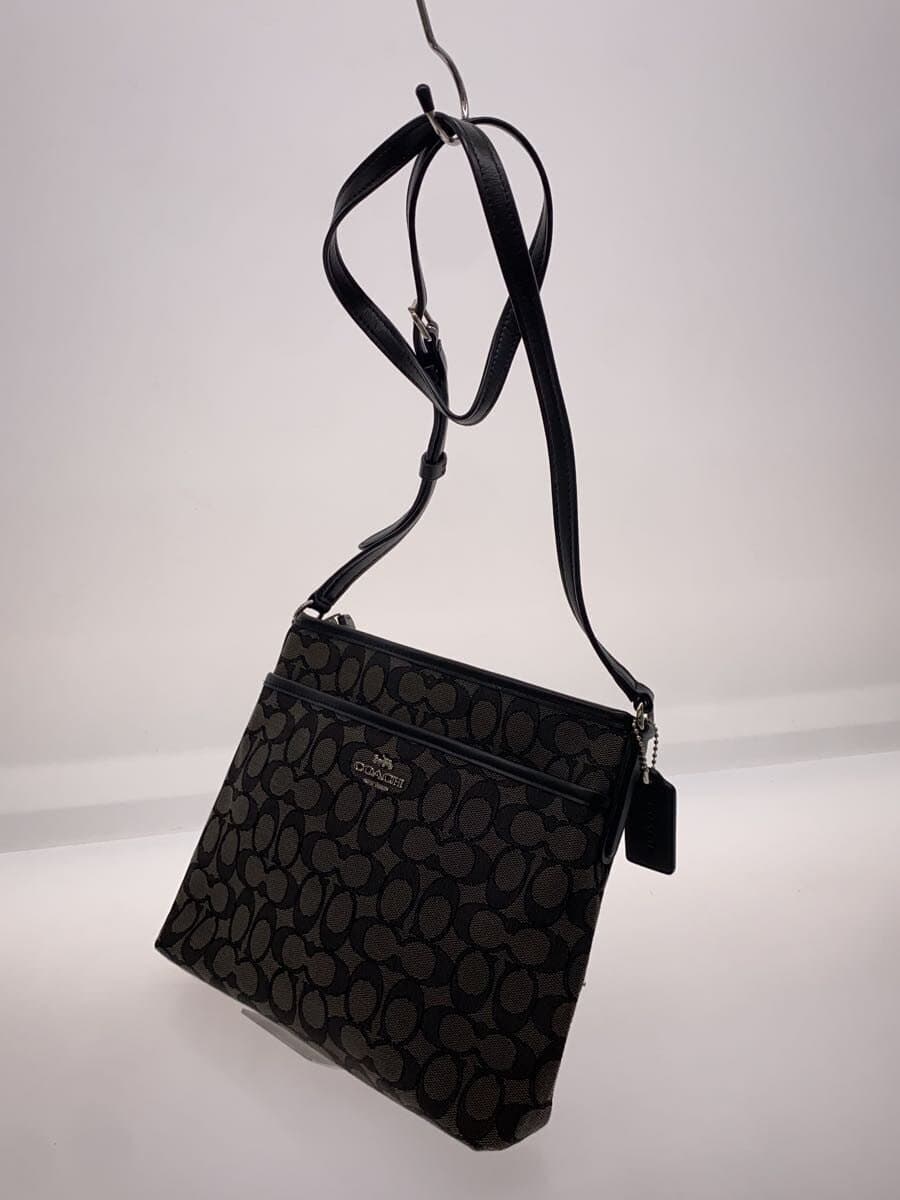 COACH Shoulder Bag_Signature Canvas BLK All-Over Print F29960 2
