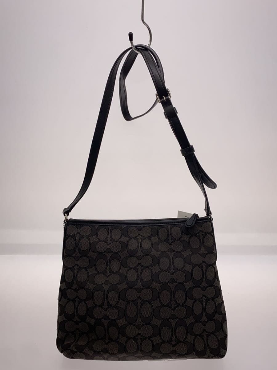 COACH Shoulder Bag_Signature Canvas BLK All-Over Print F29960 3