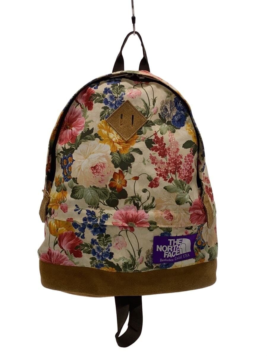 THE NORTH FACE Backpack Polyester BRW Floral Print NN7072N