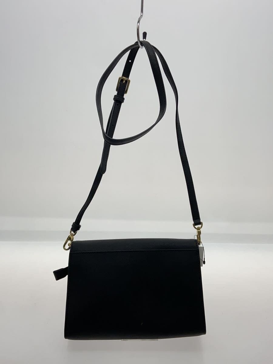 TORY BURCH Shoulder Bag Leather BLK 3