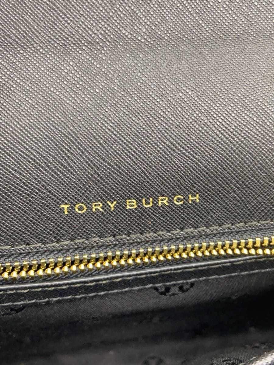 TORY BURCH Shoulder Bag Leather BLK 5