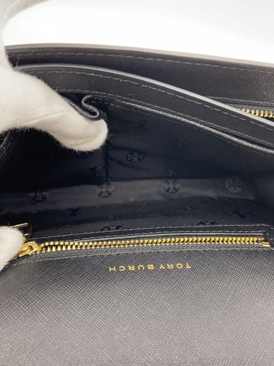 TORY BURCH Shoulder Bag Leather BLK 6