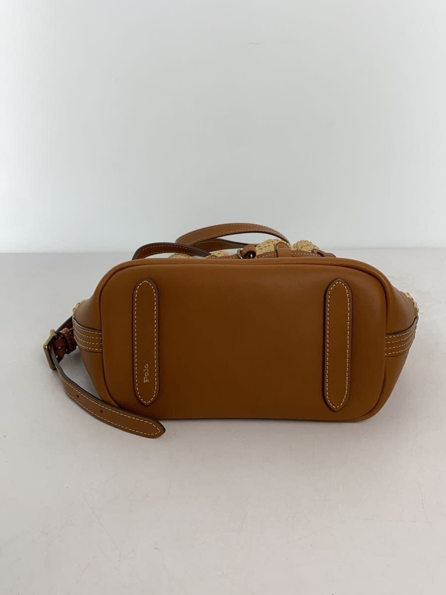 POLO RALPH LAUREN Basket Bag Drawstring Bag Shoulder Bag -- CML 4