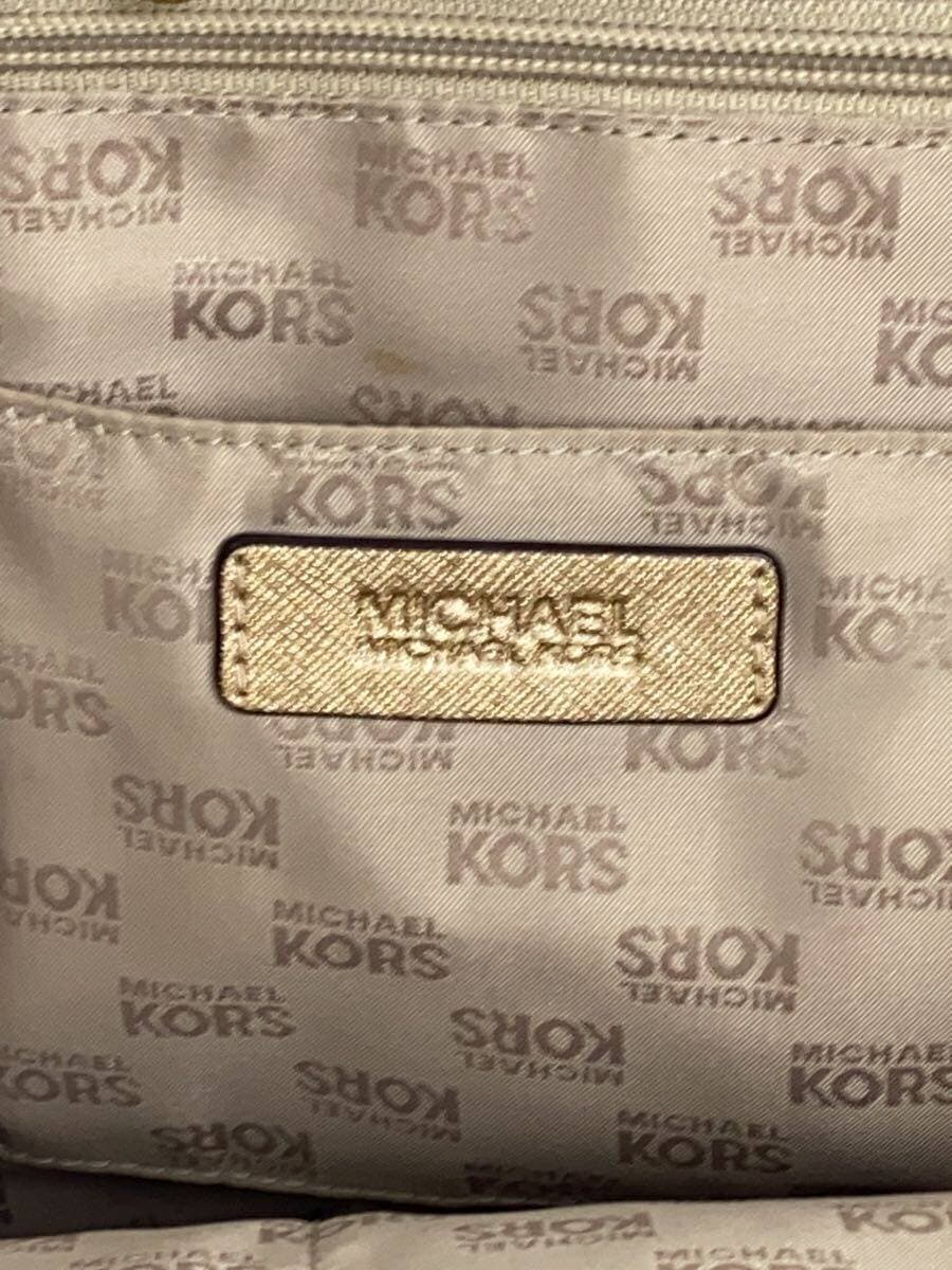 MICHAEL KORS Tote Bag Leather BEG All-over Print 35H6MM0T2B 5