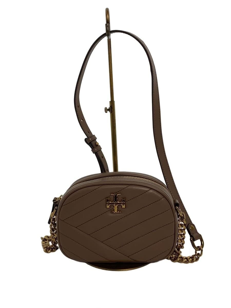 TORY BURCH Kirashebron Camera Shoulder Bag Leather BRW