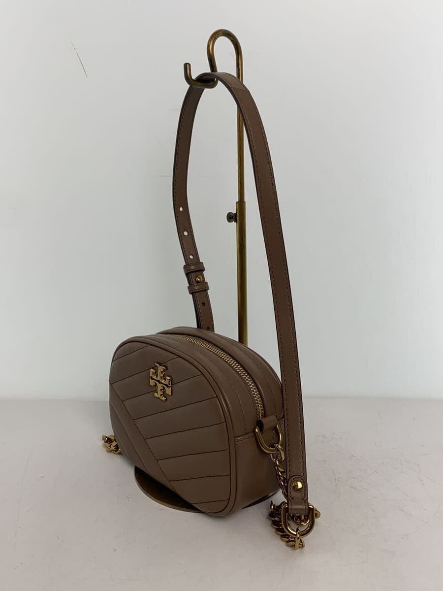 TORY BURCH Kirashebron Camera Shoulder Bag Leather BRW 2