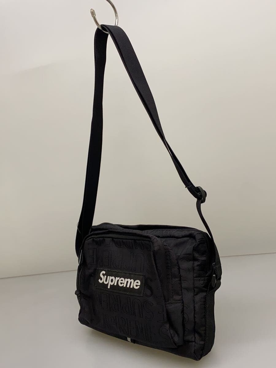 Supreme Shoulder Bag BLK All Over Pattern 2