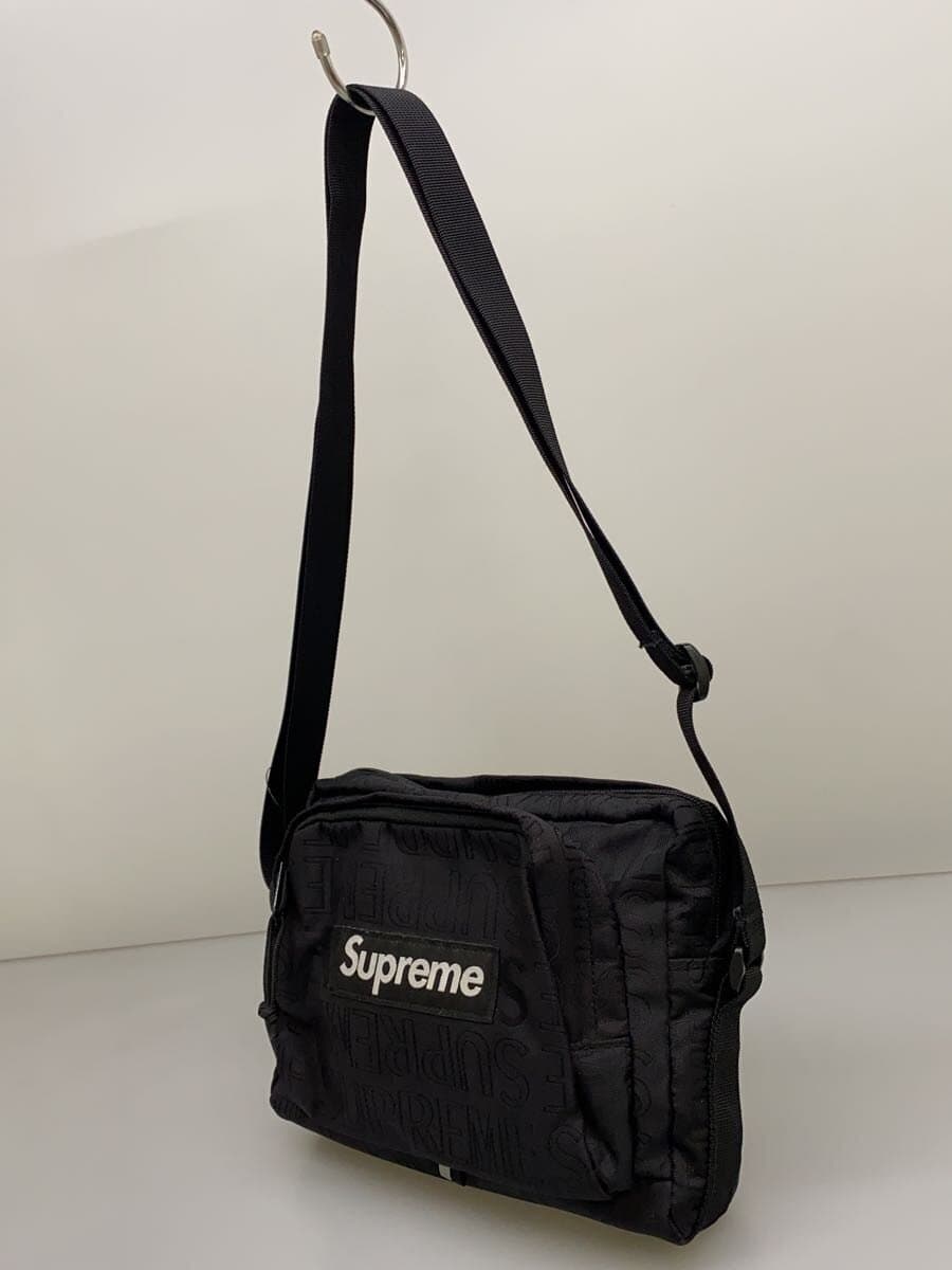 Supreme Shoulder Bag BLK All Over Pattern 2
