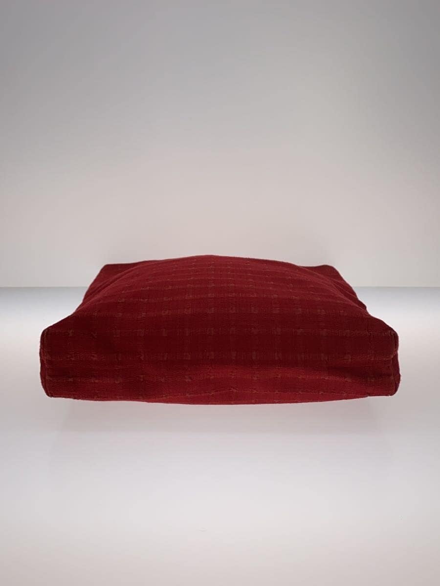 HERMES Amedaba Tote Bag Cotton RED 4