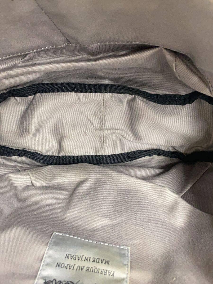 kawa-kawa tote bag leather BLK dot big zipper 6