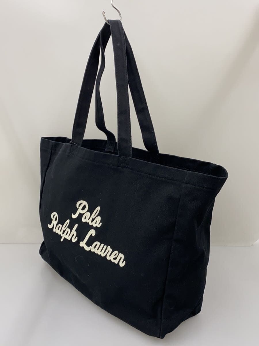 POLO RALPH LAUREN Tote Bag Canvas Black 2