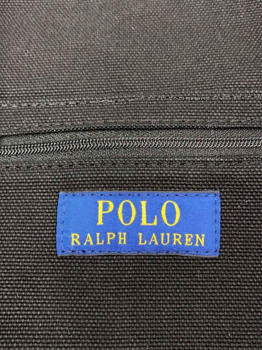 POLO RALPH LAUREN Tote Bag Canvas Black 5