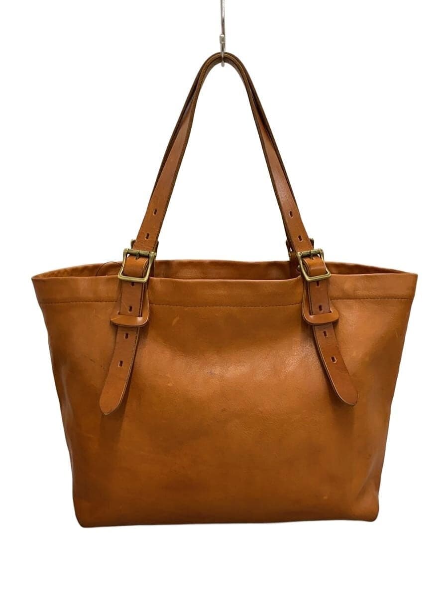 SLOW Tote Bag Leather CML Plain