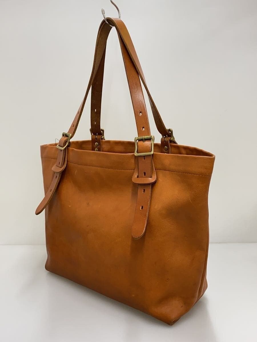 SLOW Tote Bag Leather CML Plain 2