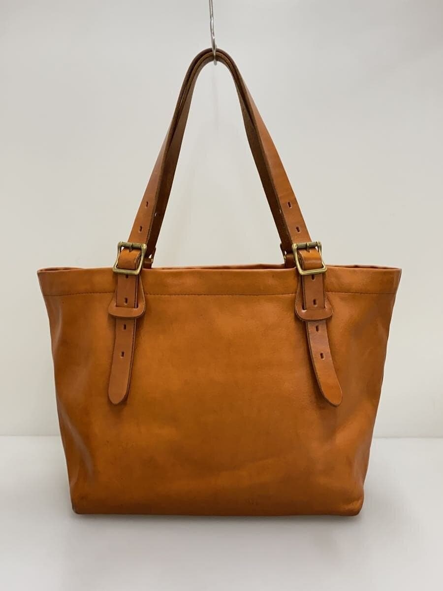 SLOW Tote Bag Leather CML Plain 3