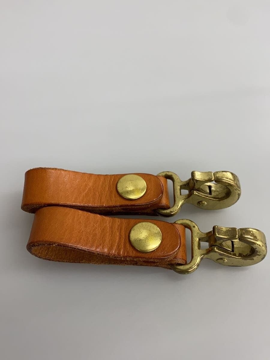 HERZ Vertical 2-Way Body Bag Leather CML Small With Scratches 8