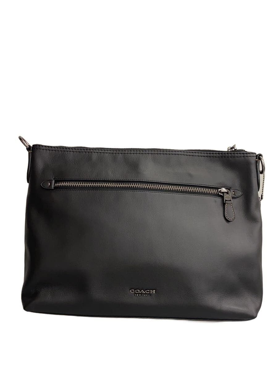 COACH Shoulder Bag Leather BLK F72511