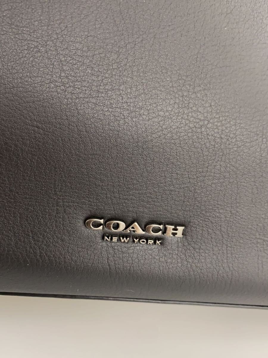 COACH Shoulder Bag Leather BLK F72511 5