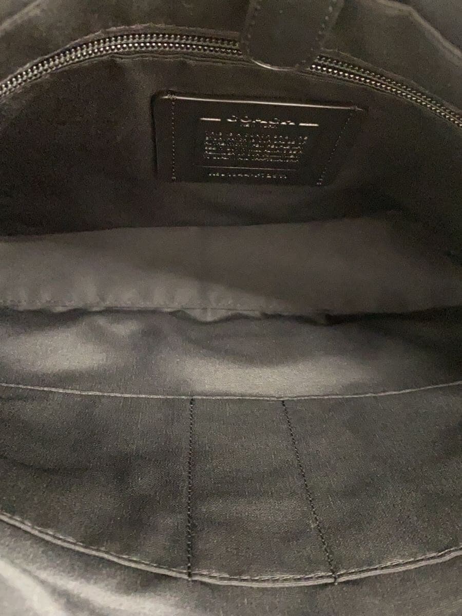 COACH Shoulder Bag Leather BLK F72511 6