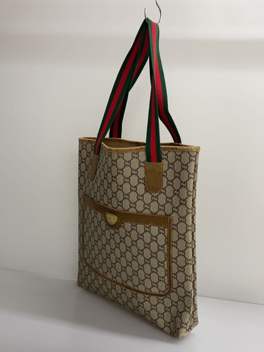 GUCCI PLUSGG Pattern Tote Bag PVC Multicolor All Over Pattern 2