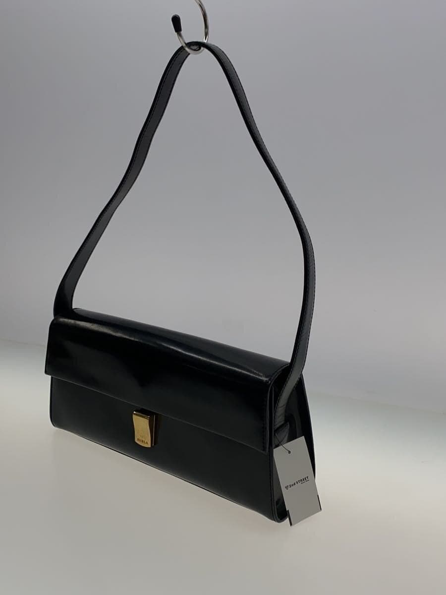 FURLA handbag -- BLK plain 2