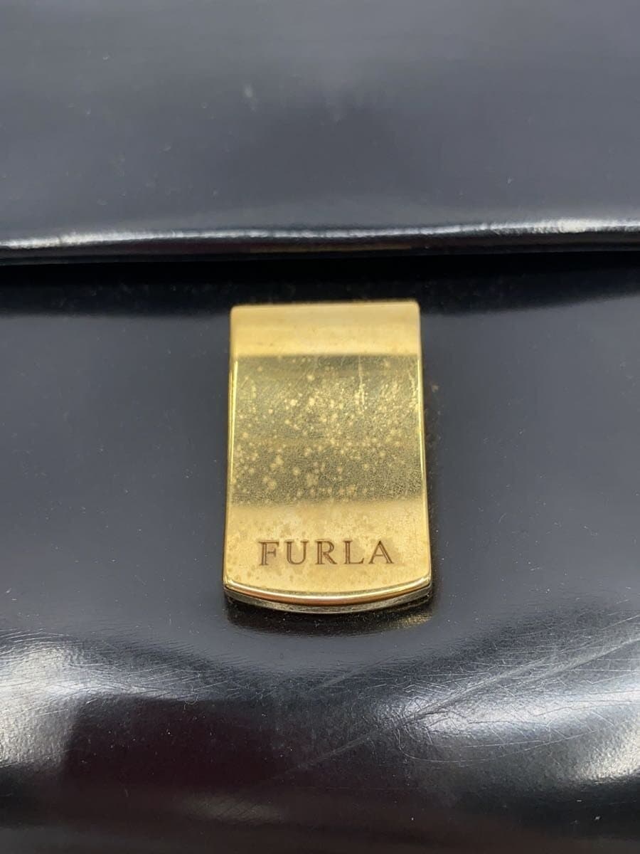 FURLA handbag -- BLK plain 5