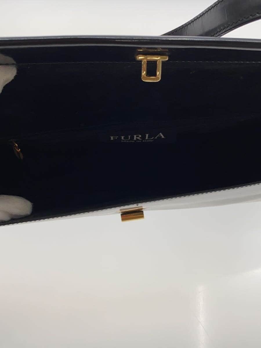 FURLA handbag -- BLK plain 6