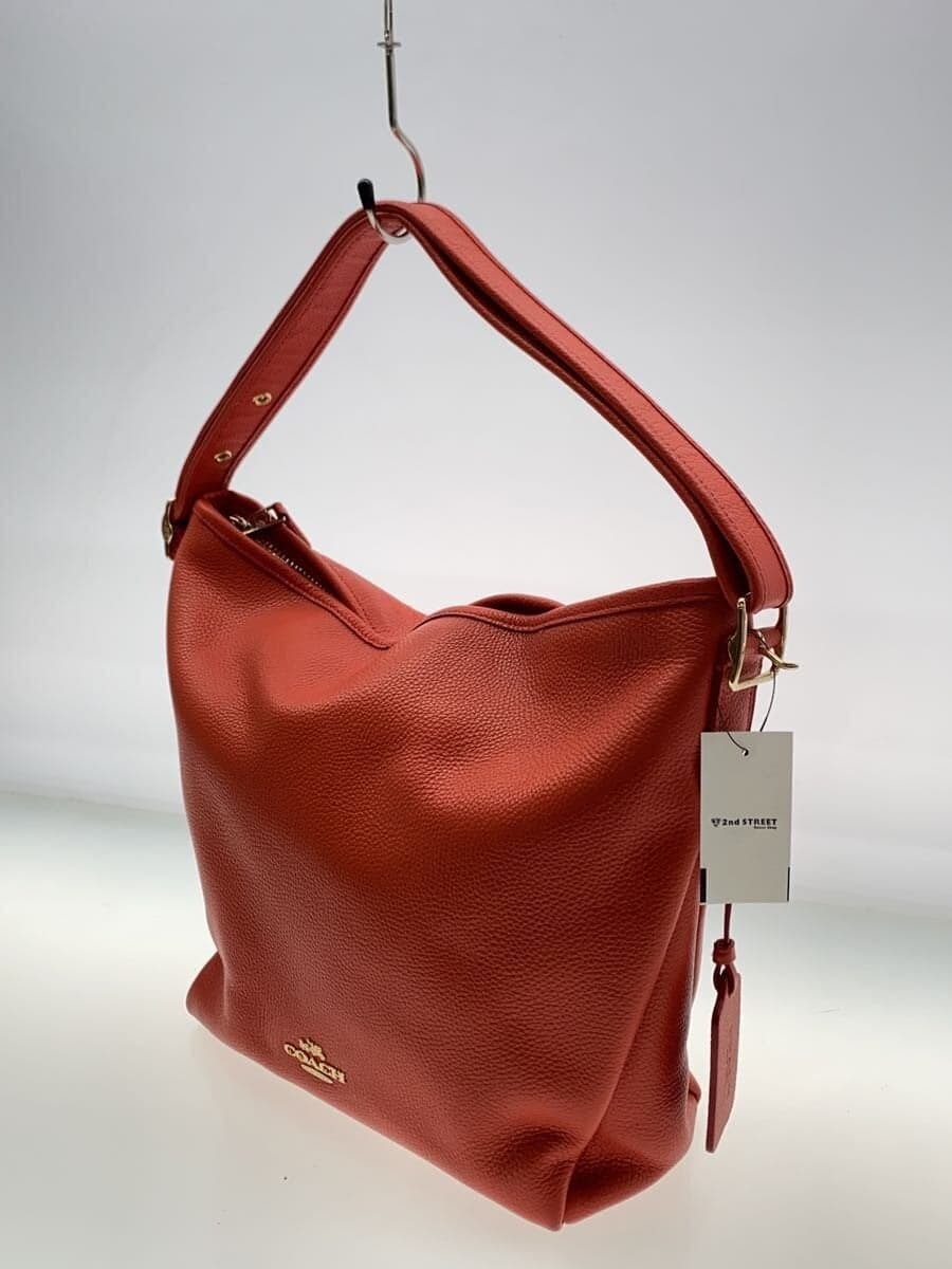 COACH Shoulder Bag Pebbled All Leather Leather ORN 35775 2