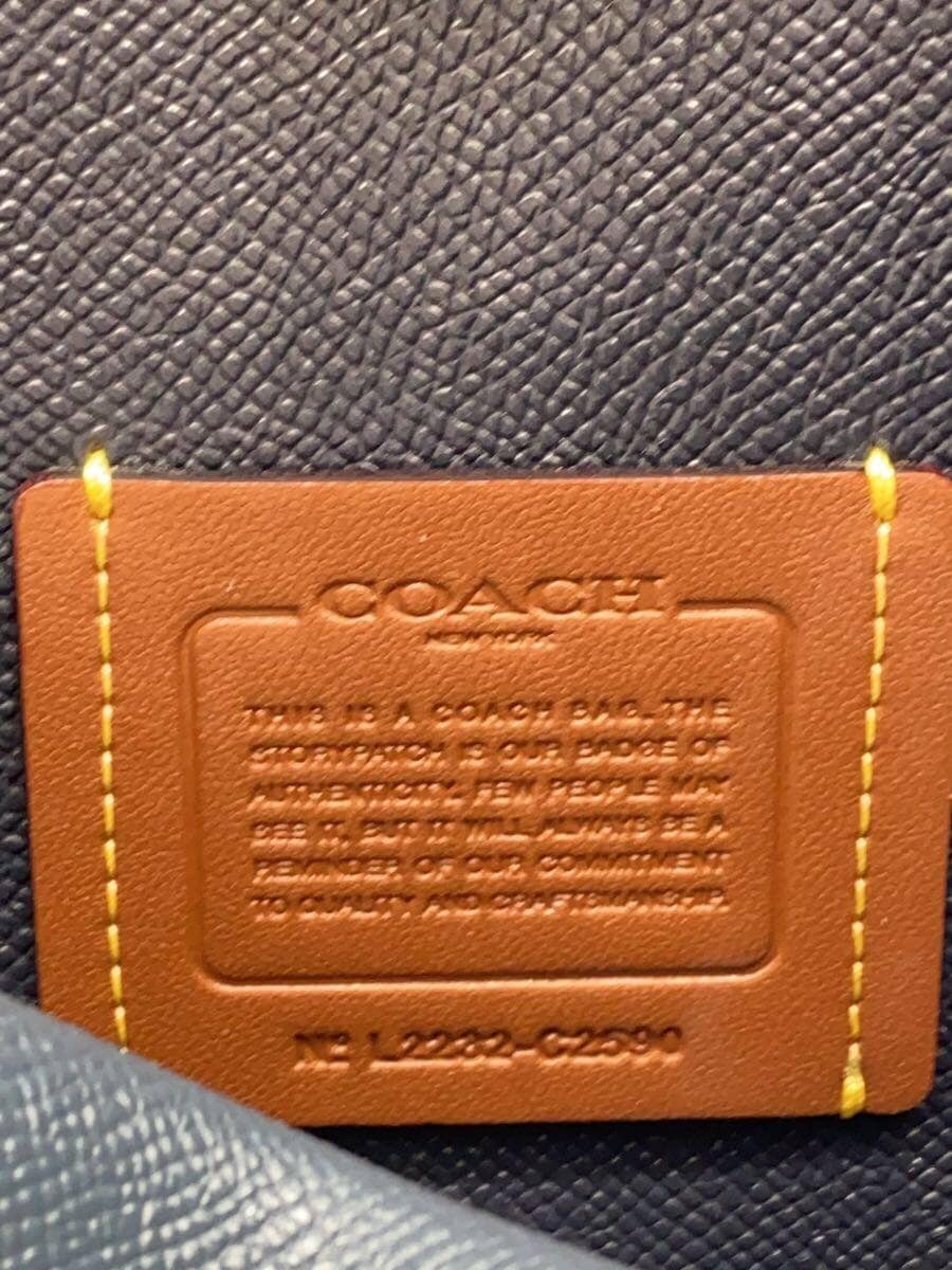 COACH Willow Shoulder Bag_Color Block Leather BLU C2590 5