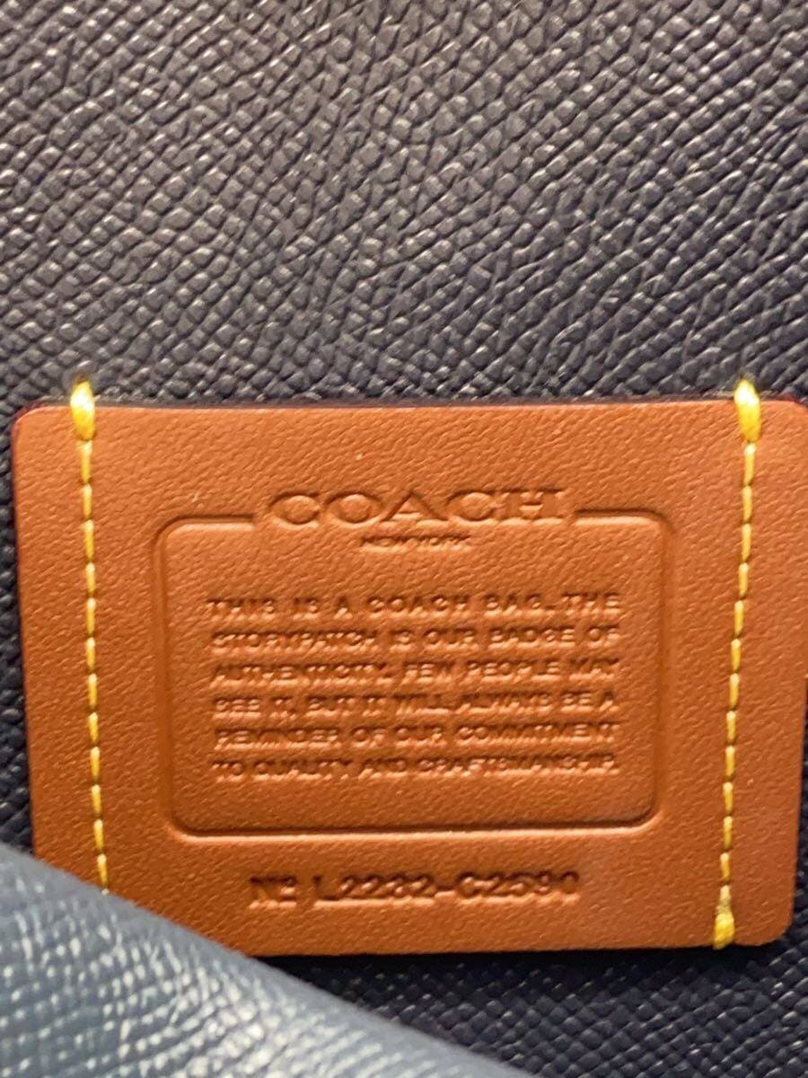 COACH Willow Shoulder Bag_Color Block Leather BLU C2590 5