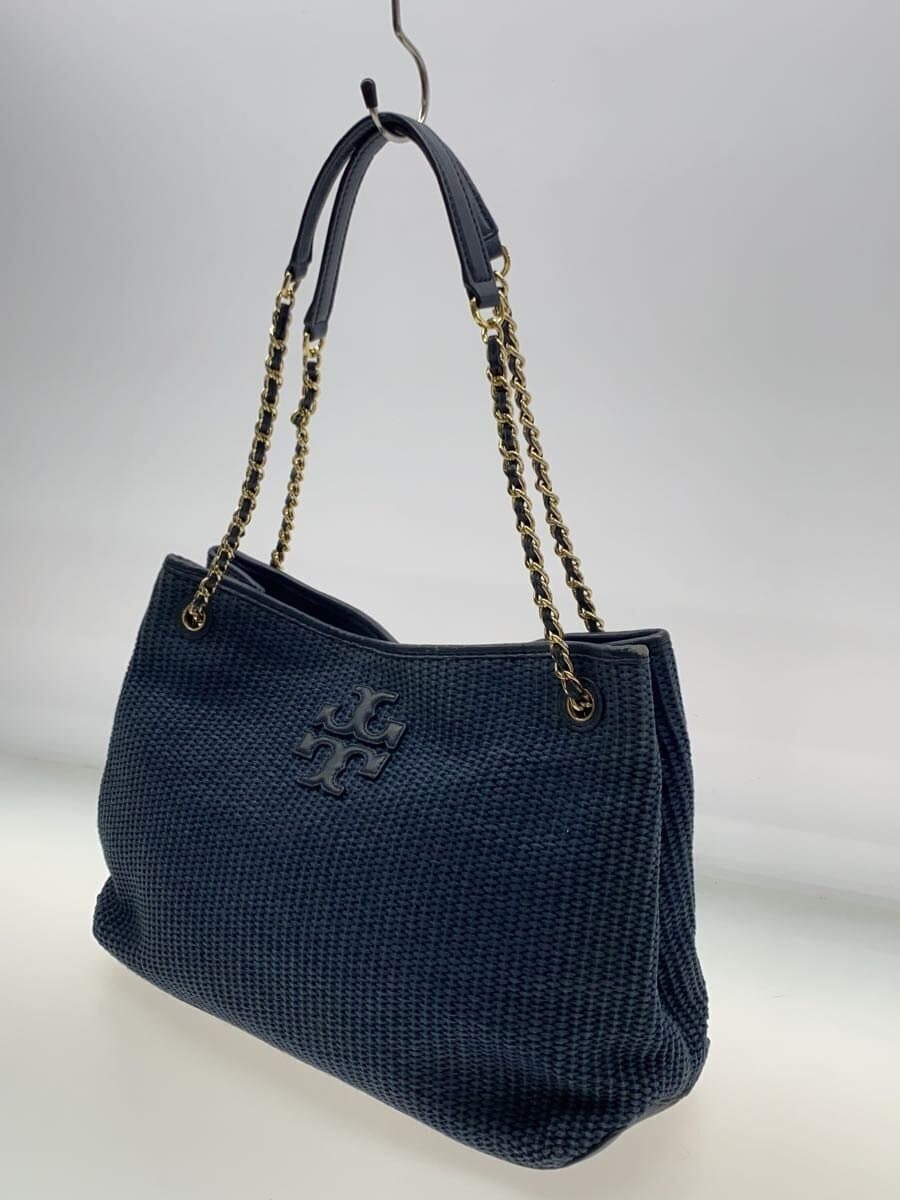 TORY BURCH Tote Bag -- NVY Embossed Logo 2