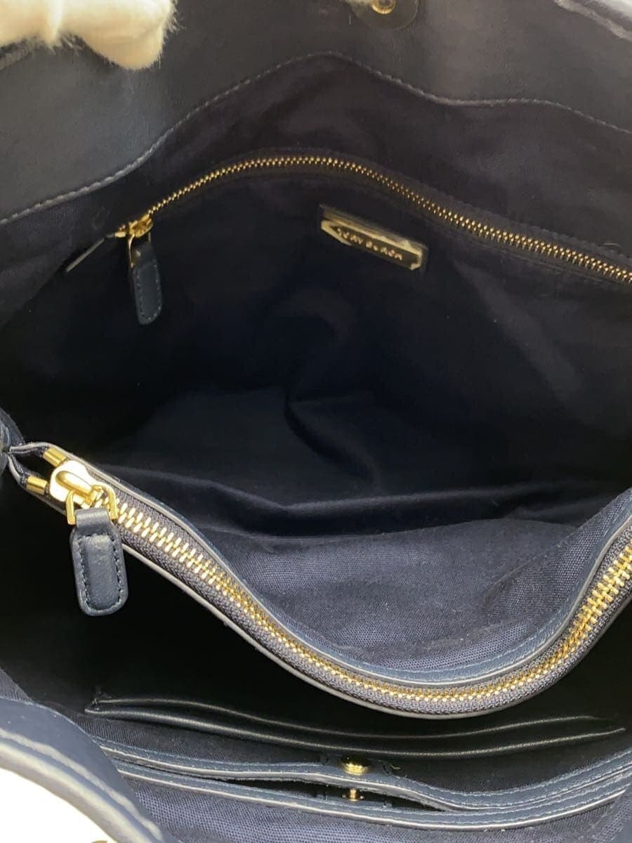 TORY BURCH Tote Bag -- NVY Embossed Logo 6