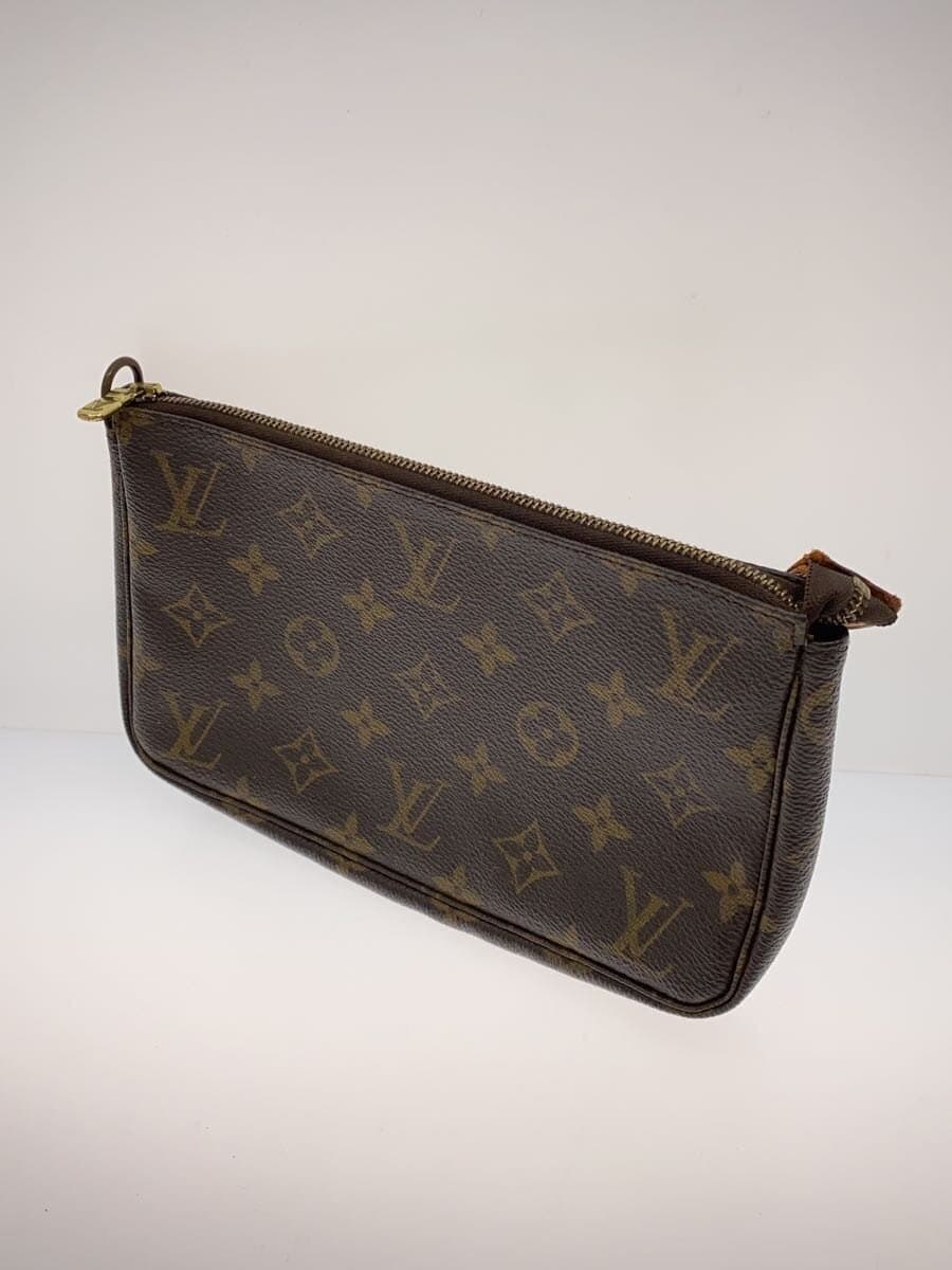 LOUIS VUITTON1)Pochette Accessoires_Monogram Canvas PVC BRW Strap Missing Part 2