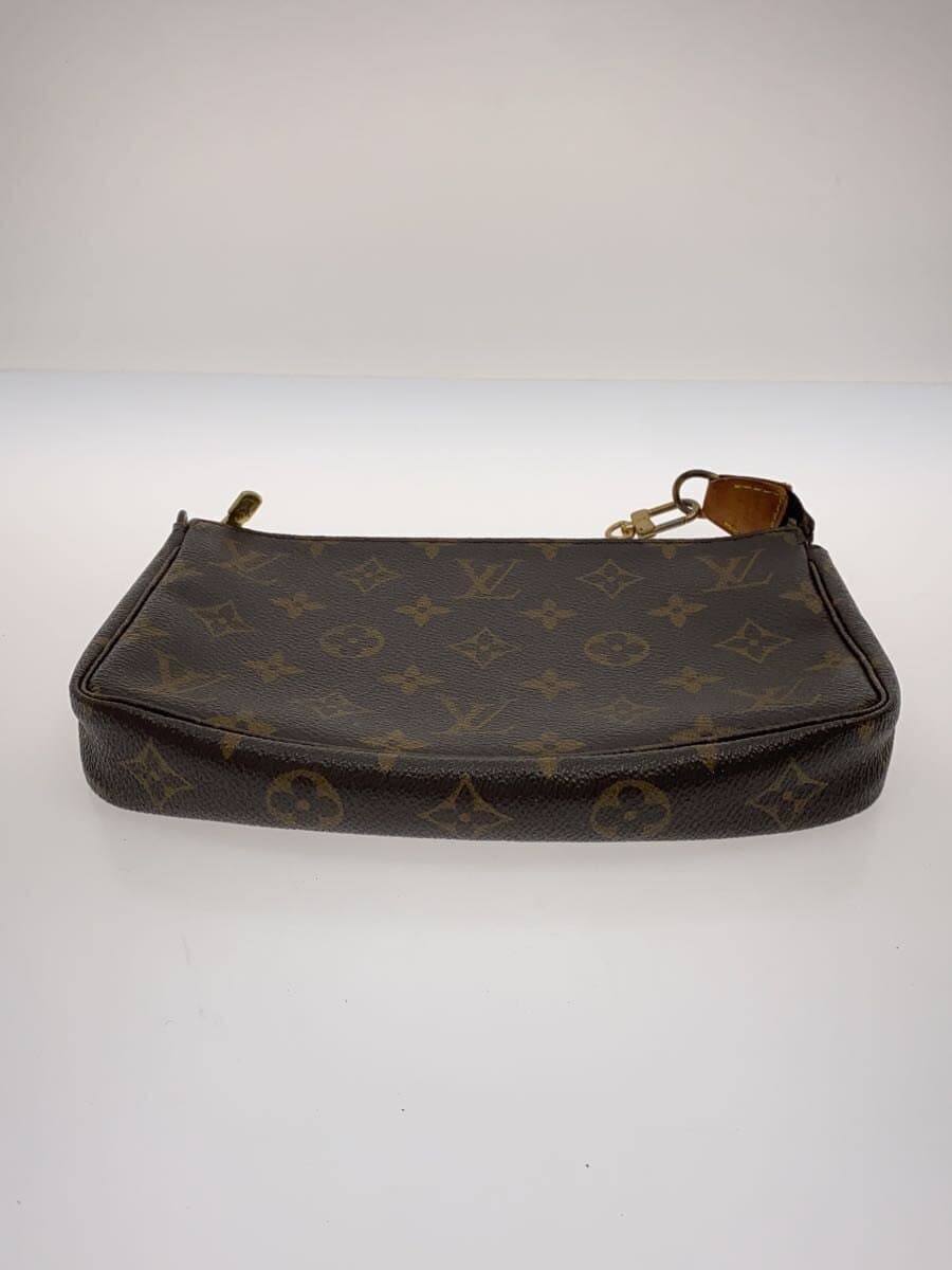 LOUIS VUITTON1)Pochette Accessoires_Monogram Canvas PVC BRW Strap Missing Part 4