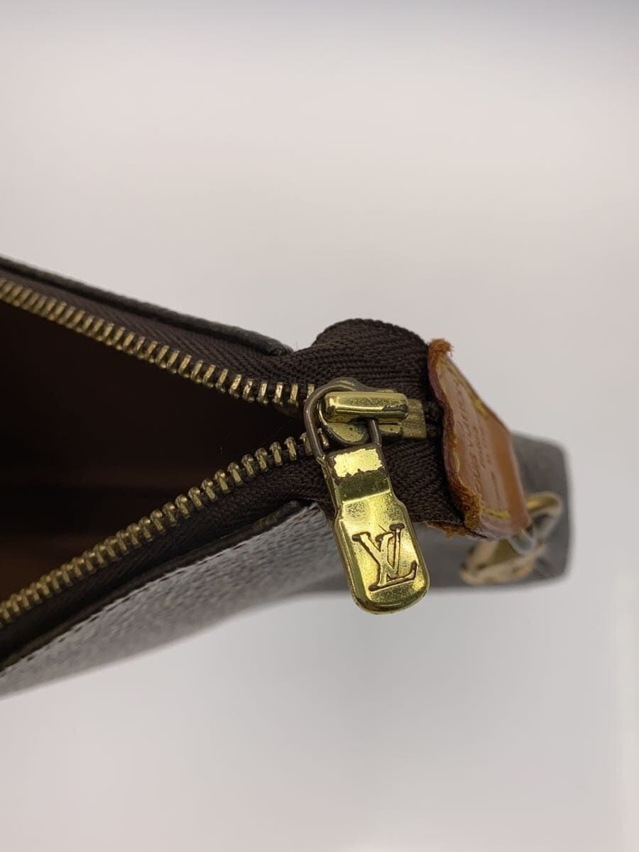 LOUIS VUITTON1)Pochette Accessoires_Monogram Canvas PVC BRW Strap Missing Part 7