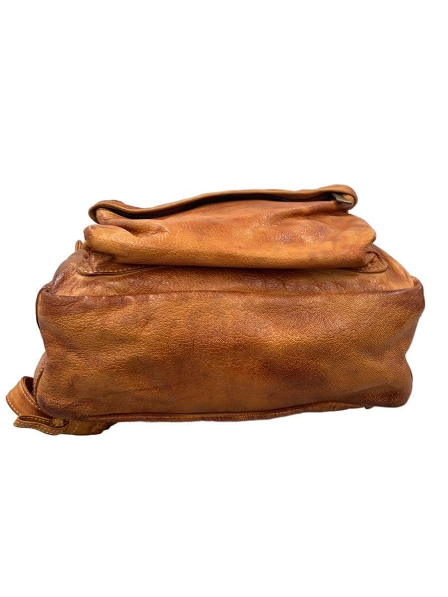 GENTEN Backpack Leather CML Solid Color 4