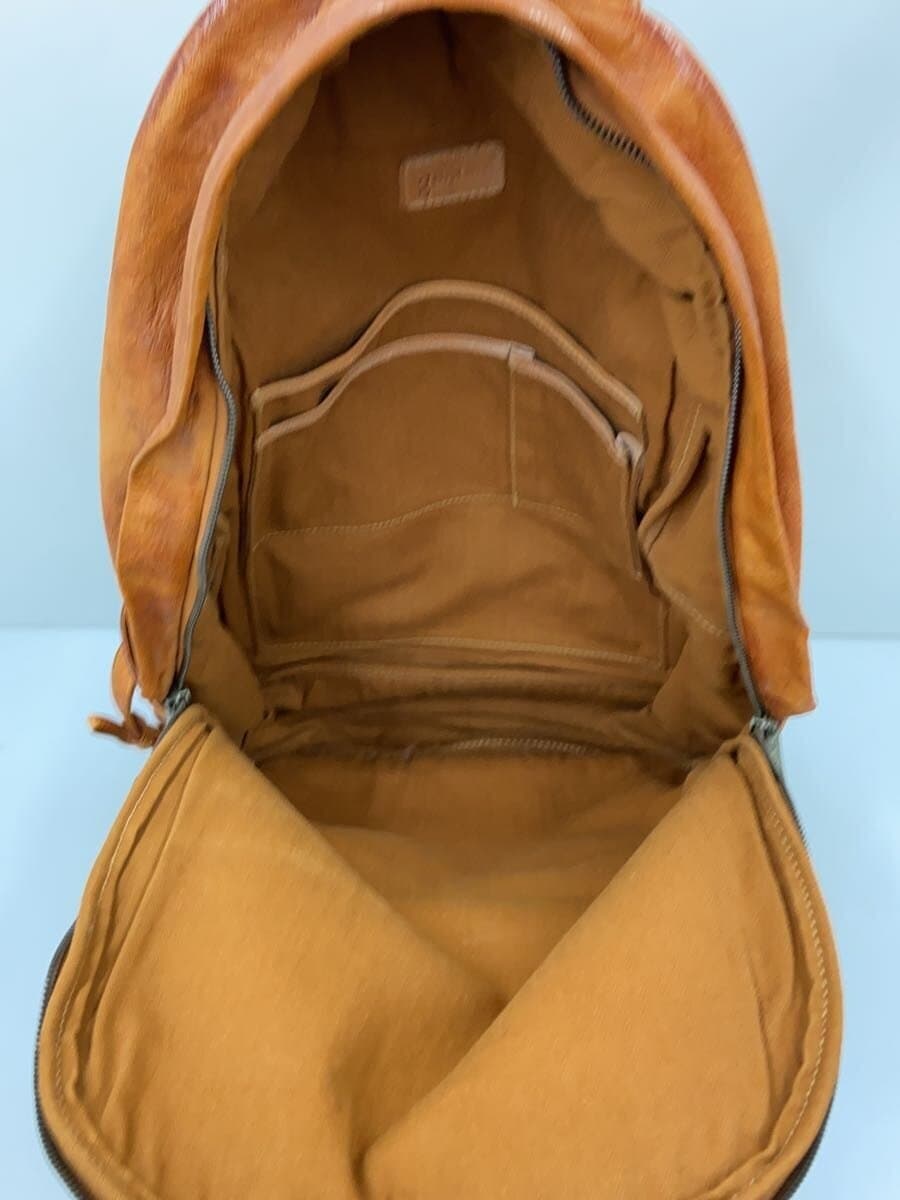GENTEN Backpack Leather CML Solid Color 6