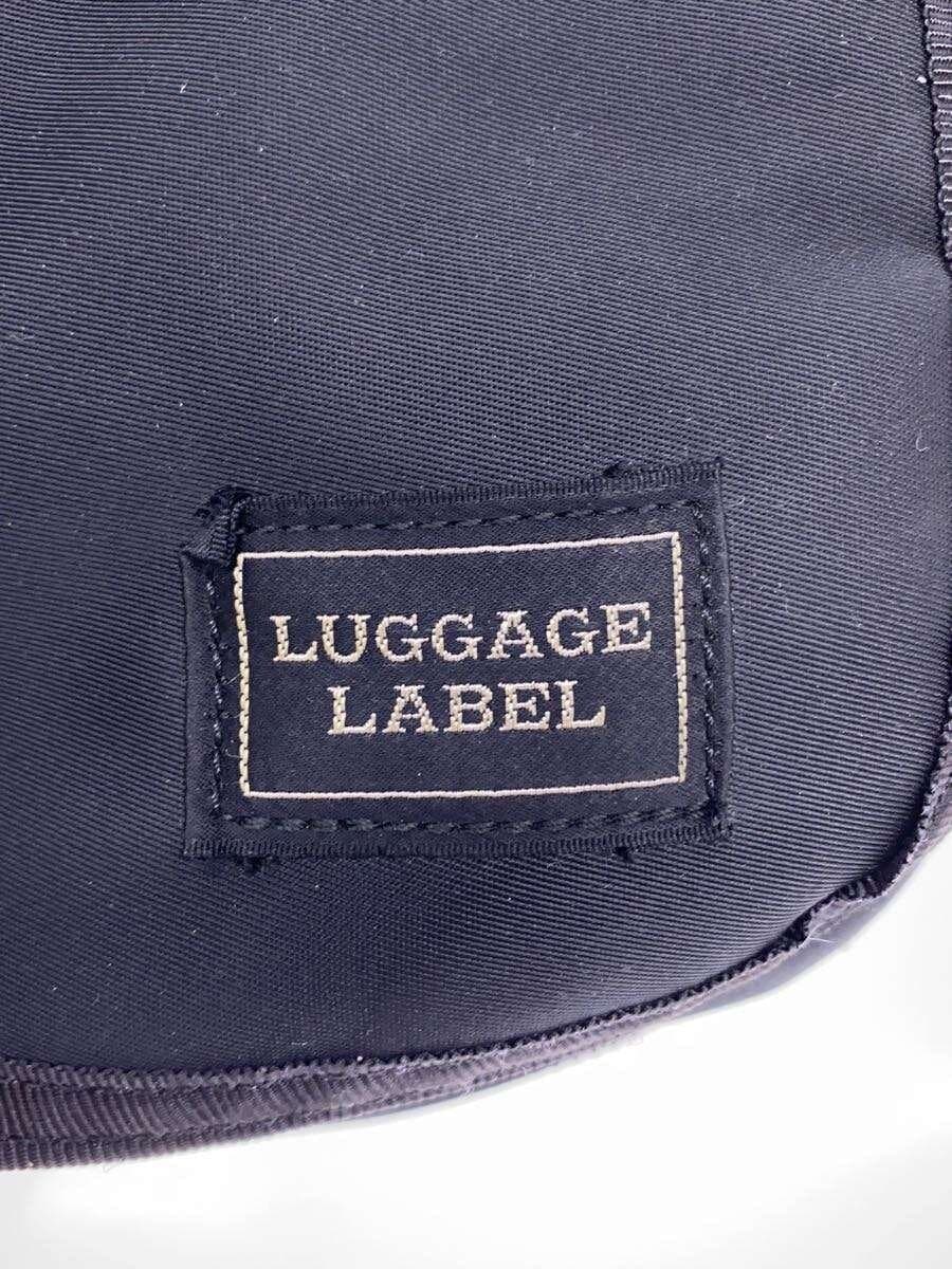 LUGGAGE LABEL Nylon Flap Shoulder Bag Nylon BLK 5