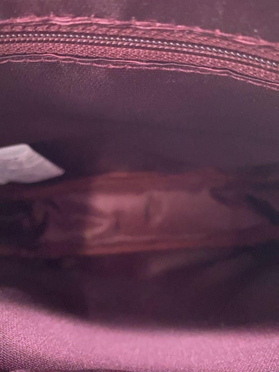 LA BAGAGERIE Random Pleats Shoulder Bag Faux Leather BLK 6