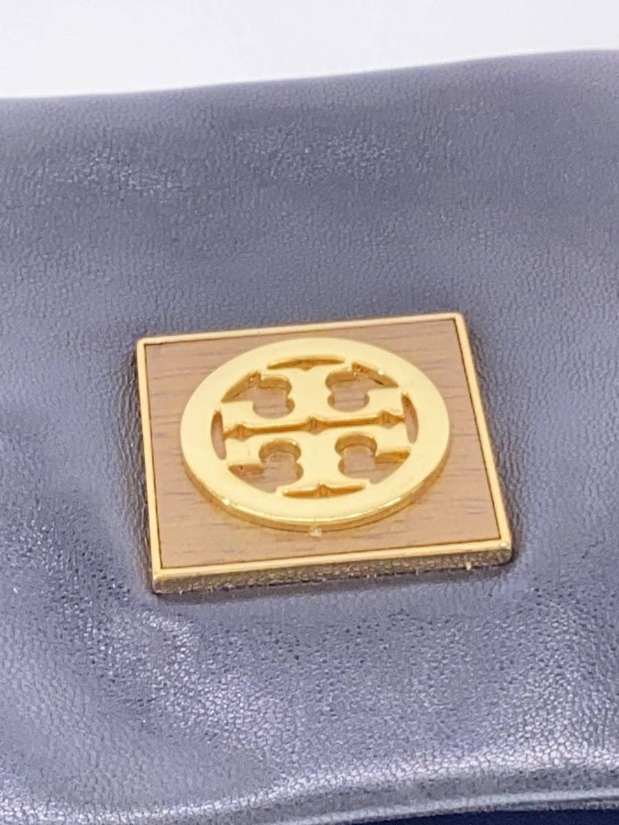 TORY BURCH Chain Shoulder Lambskin Bag Leather BLK 5