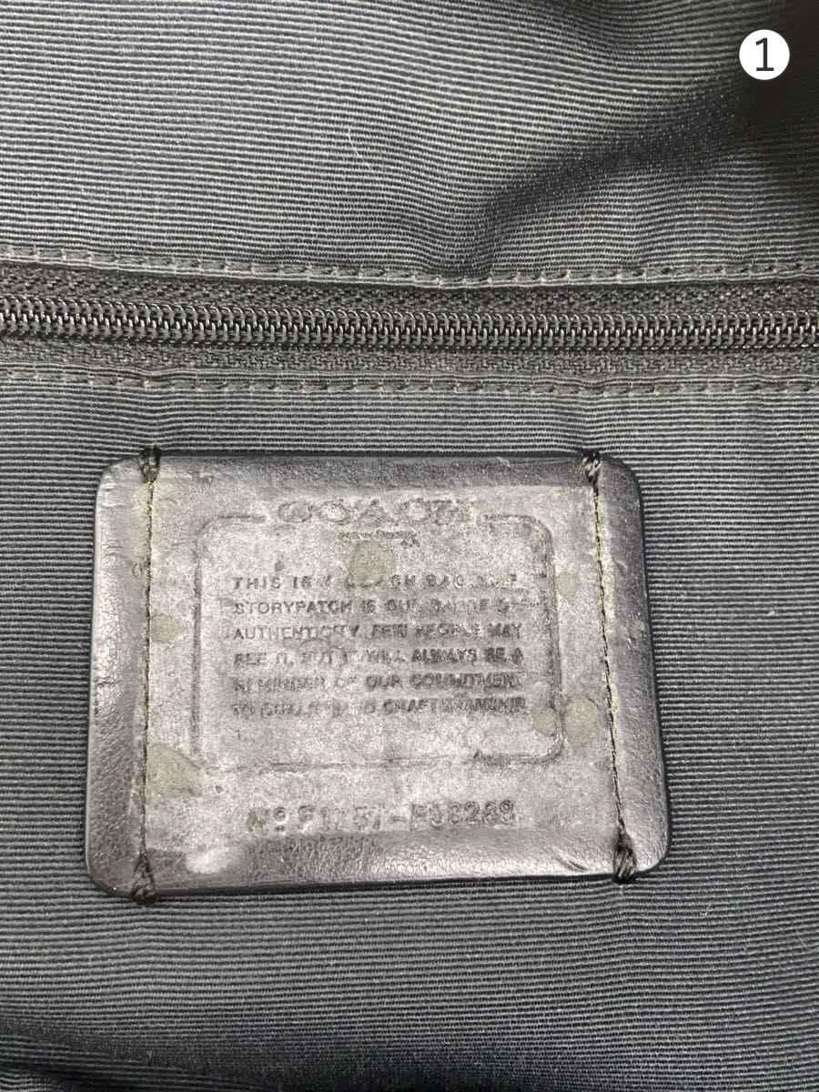 COACH Backpack Leather BLK 5