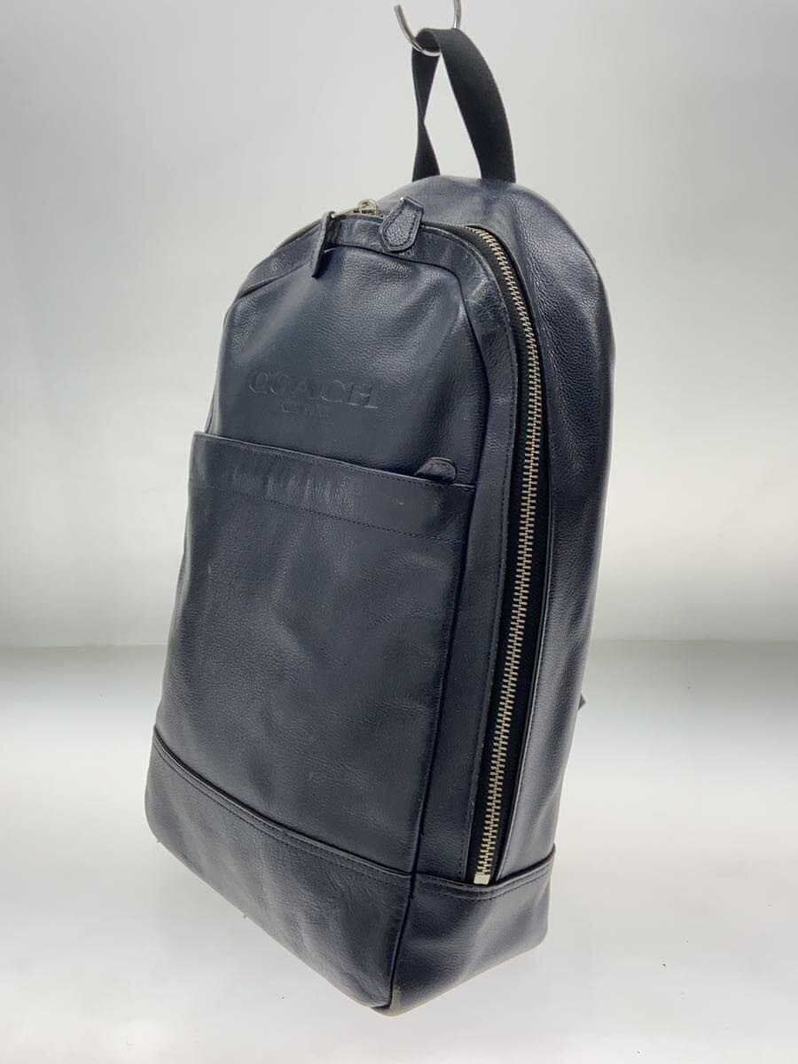 COACH Backpack Leather BLK 2