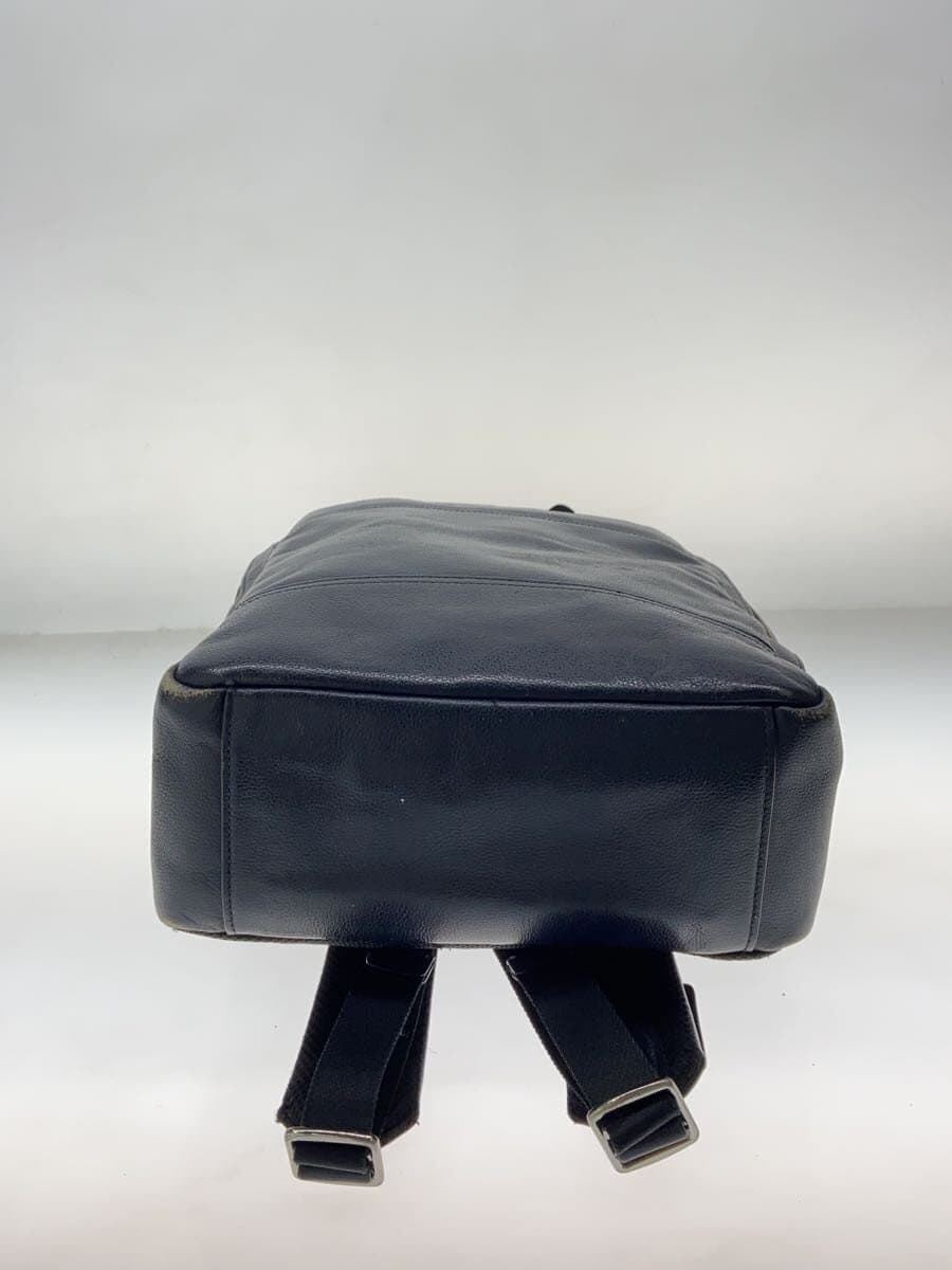 COACH Backpack Leather BLK 4