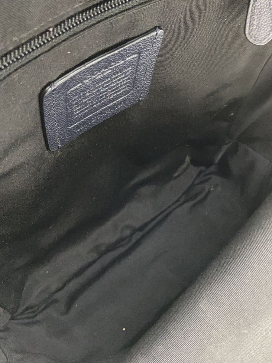 COACH Backpack Leather BLK 6