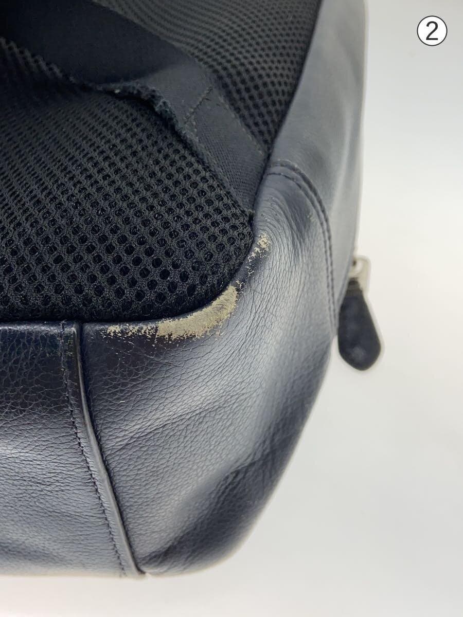 COACH Backpack Leather BLK 8