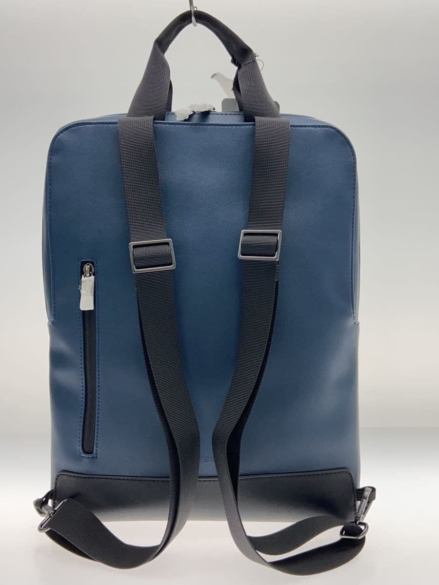 MOLESKINE Backpack Leather BLU 3