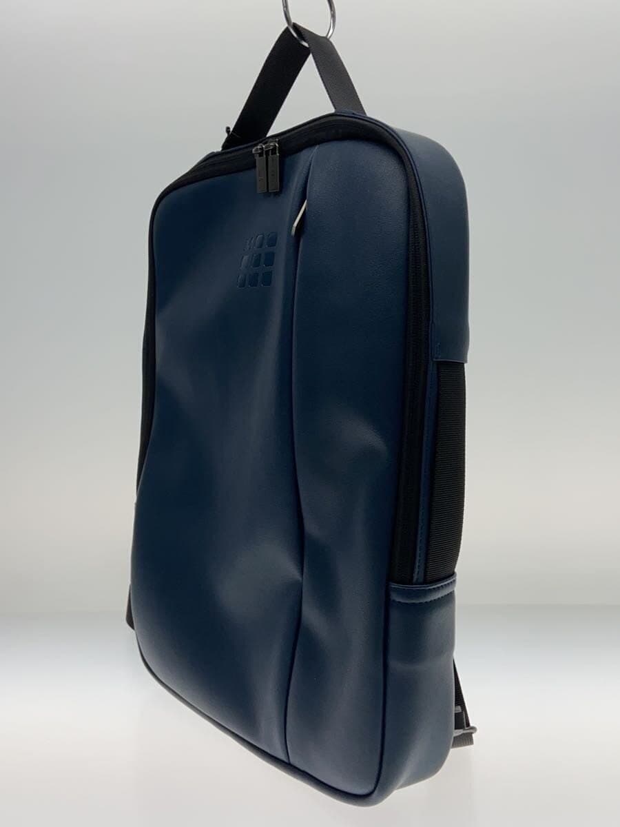 MOLESKINE Backpack Leather BLU 2