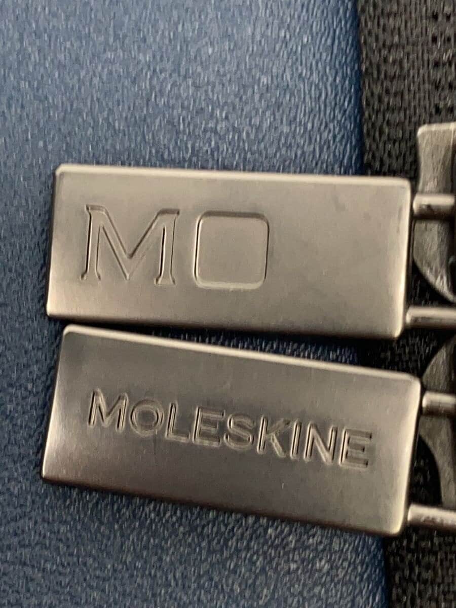 MOLESKINE Backpack Leather BLU 5